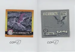 Aerodactyl Artbox Pokemon Stickers Series 1 #142 1999 0tf6 - Image 3