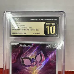 Pokemon Pecharunt 129 Holo Shrouded Fable ETB Promo - CGC 10 PRISTINE - Image 2