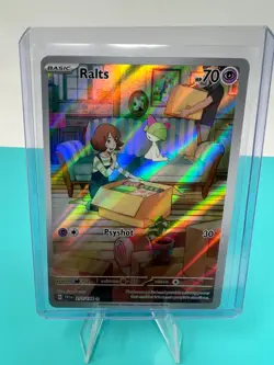 POKEMON SCARLET & VIOLET - FULL ART - RALTS - 211/198 - Image 1