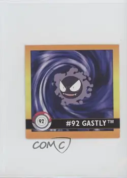 Gastly Artbox Pokemon Stickers Series 1 #92 1999 12gr - Image 1