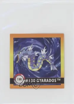Gyarados Artbox Pokemon Stickers Series 1 #130 1999 d8k - Image 1