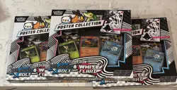 3 NEW POKEMON Scarlet & Violet Black Bolt & White Flare Poster Collection Boxes - Image 2