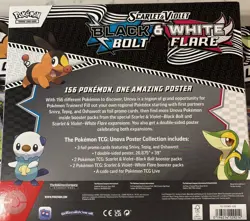 3 NEW POKEMON Scarlet & Violet Black Bolt & White Flare Poster Collection Boxes - Image 5