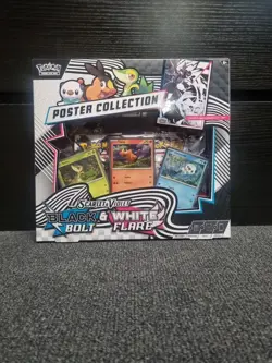 POKEMON WHITE FLARE & BLACK BOLT POSTER COLLECTION BOX - FACTORY SEALED - Image 1