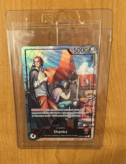 PSA One Piece Card Game SHANKS OP09-001 Holo Promo - July 2025 SEALED + Magazine - Image 2