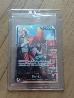 PSA One Piece Card Game SHANKS OP09-001 Holo Promo - July 2025 SEALED + Magazine - Image 2