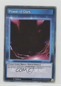 Power of Dark 1st Ed. YuGiOh Speed Duel: Destiny Masters #SS01-ENAS1 04rl - Image 1