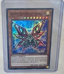 Yugioh! TCG QUEEN BUTTERFLY DANAUS PHHY-EN090 1st Edition Super Rare - Image 1