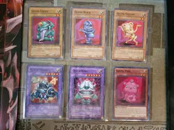YUGIOH OJAMA GREEN + YELLOW + BLACK + PINK + KING + KNIGHT COMMON 1ST/UNLIMITED - Image 1