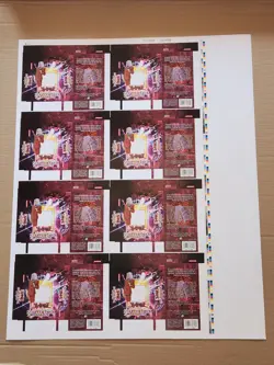 Yugioh Uncut Sheet Starter Deck Pegasus Deck Box - Image 1