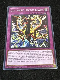 Yugioh Ultimate Divine-Beast EGS1-EN004 Super Rare 1st Ed NM - Image 1