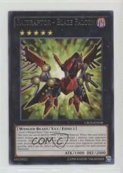 Raidraptor - Blaze Falcon Unlimited YuGiOh Crossed Souls Base Set w8t - Image 1