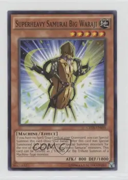 Superheavy Samurai Big Waraji Unlimited YuGiOh Crossed Souls Base Set w8t - Image 1