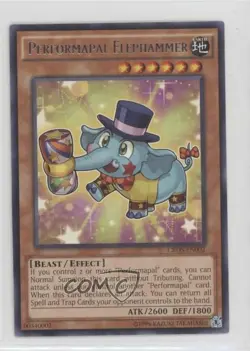 Performapal Elephammer Unlimited YuGiOh Crossed Souls Base Set #CROS-EN002 0yj1 - Image 1