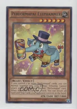 Performapal Elephammer Unlimited YuGiOh Crossed Souls Base Set #CROS-EN002 w8t - Image 1