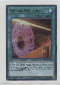 Special Schedule 1st Ed. YuGiOh Dragons of Legend Unleashed #DRL3-EN073 00jz - Image 1
