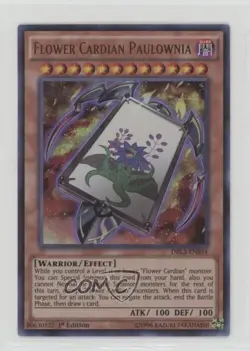 Flower Cardian Paulownia 1st Ed. YuGiOh Dragons of Legend Unleashed w8t - Image 1
