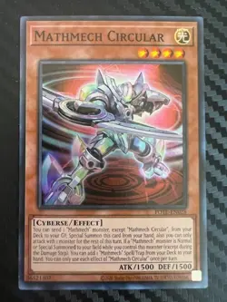 Yugioh Mathmech Circular POTE-EN028 Unlimited Super Rare NM - Image 1