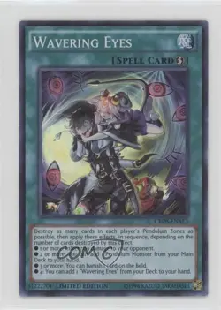 Wavering Eyes YuGiOh Crossed Souls Limited Edition Promo #CROS-ENAE3 0yj1 - Image 1