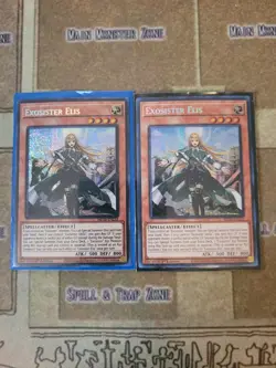 YUGIOH 2X EXOSISTER ELIS MP23-EN252 PRISMATIC SECRET 1ST ED NM - Image 1