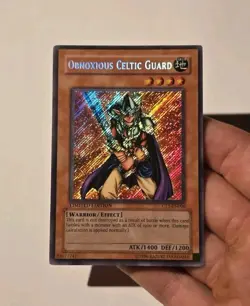 Yugioh Obnoxious Celtic Guard CT1-EN006 Secret Rare Limited Edition LP - Image 3