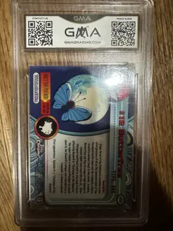 Pokemon Butterfree Topps Chrome GMA 10 Graded Card - Image 2