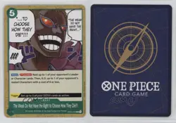 2023 One Piece Card Game: Kingdoms of Intrigue OP04 #OP04-038 12u8 - Image 3