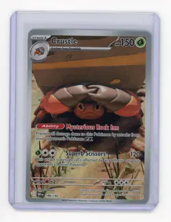 Crustle 186/182 SV10 Destined Rivals Holo - Pokemon Card NM/Mint - Image 1