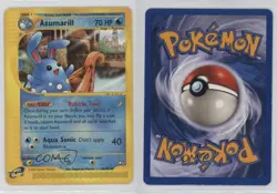 Azumarill Pokemon e-Card Series Aquapolis #4 2002 10cj - Image 3