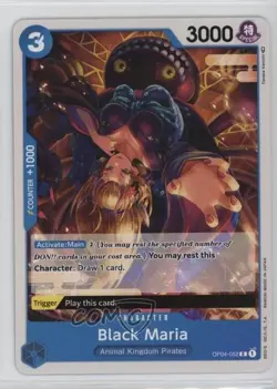 2023 One Piece Card Game: Kingdoms of Intrigue OP04 Black Maria #OP04-052 12u8 - Image 1