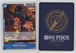 2023 One Piece Card Game: Kingdoms of Intrigue OP04 Black Maria #OP04-052 12u8 - Image 3