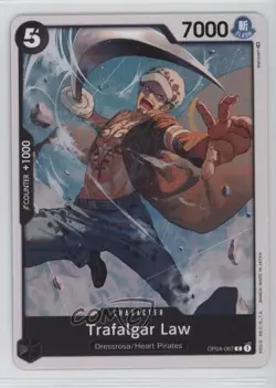 2023 One Piece Card Game: Kingdoms of Intrigue OP04 Trafalgar Law #OP04-087 12u8 - Image 1