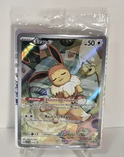Eevee 173 Pokemon TCG Prismatic Evolutions Scarlet & Violet Promo Card SEALED - Image 1