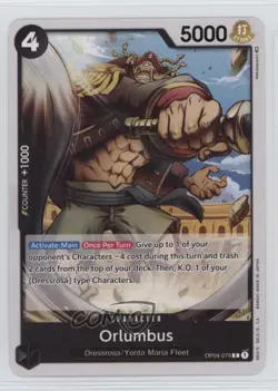 2023 One Piece Card Game: Kingdoms of Intrigue OP04 Orlumbus #OP04-079 12u8 - Image 1