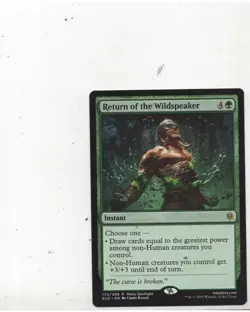 Return of the Wildspeaker 172 Throne of Eldraine MTG Magic Card x1 1x Single - Image 1