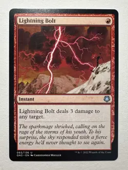 MTG Lightning Bolt - Game Night: Free-for-All #083 Free Shipping!!! - Image 1