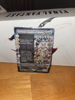 Summon: Knights of the Round - Borderless - Final Fantasy #359 Mythic, NM, MTG - Image 1