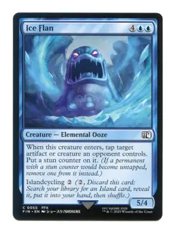 Ice Flan NM Final Fantasy Magic the Gathering 0055 FIN MTG - Image 1