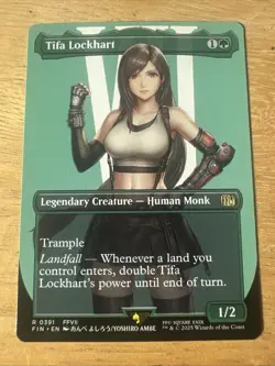 Tifa Lockhart (Borderless) R #391 MTG Final Fantasy RARE FIN FF7 FFVII FULL - Image 1