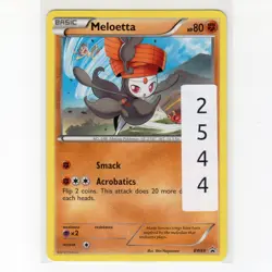 Pokemon TCG Meloetta BW69 Black & White Promo Regular Card EN-LP 2012 - Image 3