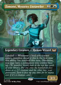 Foil - Zimone, Mystery Unraveler (Borderless) - 8 / NM / English MTG - Image 1