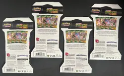 POKEMON Sword Shield EVOLVING SKIES BOOSTER SLEEVE PACKS ALL 4 ARTWORK NICE! - Image 2