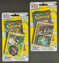 POKEMON XY FURIOUS FISTS CHECKLANE BLISTER BOOSTER PACK BOTH ZOROARK & GOGOAT - Image 1