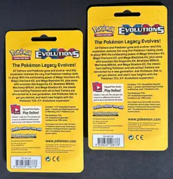 POKEMON XY EVOLUTIONS BLISTER BOOSTER PACK NEW GRENINJA & WEEZING PROMO - Image 2