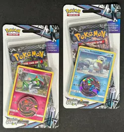POKEMON SUN MOON ULTRA PRISM BLISTER BOOSTER PACK NEW SANDSHREW & KIRLIA - Image 1