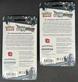 POKEMON SUN MOON ULTRA PRISM BLISTER BOOSTER PACK NEW SANDSHREW & KIRLIA - Image 2