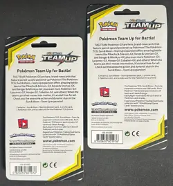 POKEMON SUN MOON TEAM UP BLISTER BOOSTER PACK NEW BOTH PIKACHU & MIMIKYU PROMO - Image 2