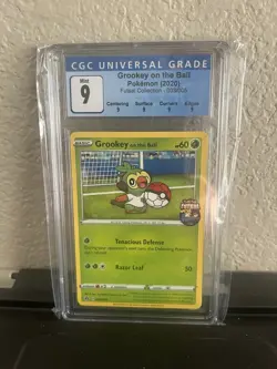 Grookey on the Ball - CGC 9 MINT - Pokemon Futsal 003/005 - Image 1