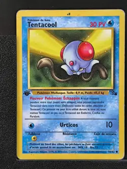 Carte Pokemon Tentacool 56/62 Edition 1 Ed 1 Fossile Wizards 3 - Image 2