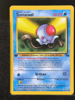 Carte Pokemon Tentacool 56/62 Edition 1 Ed 1 Fossile Wizards 4 - Image 2